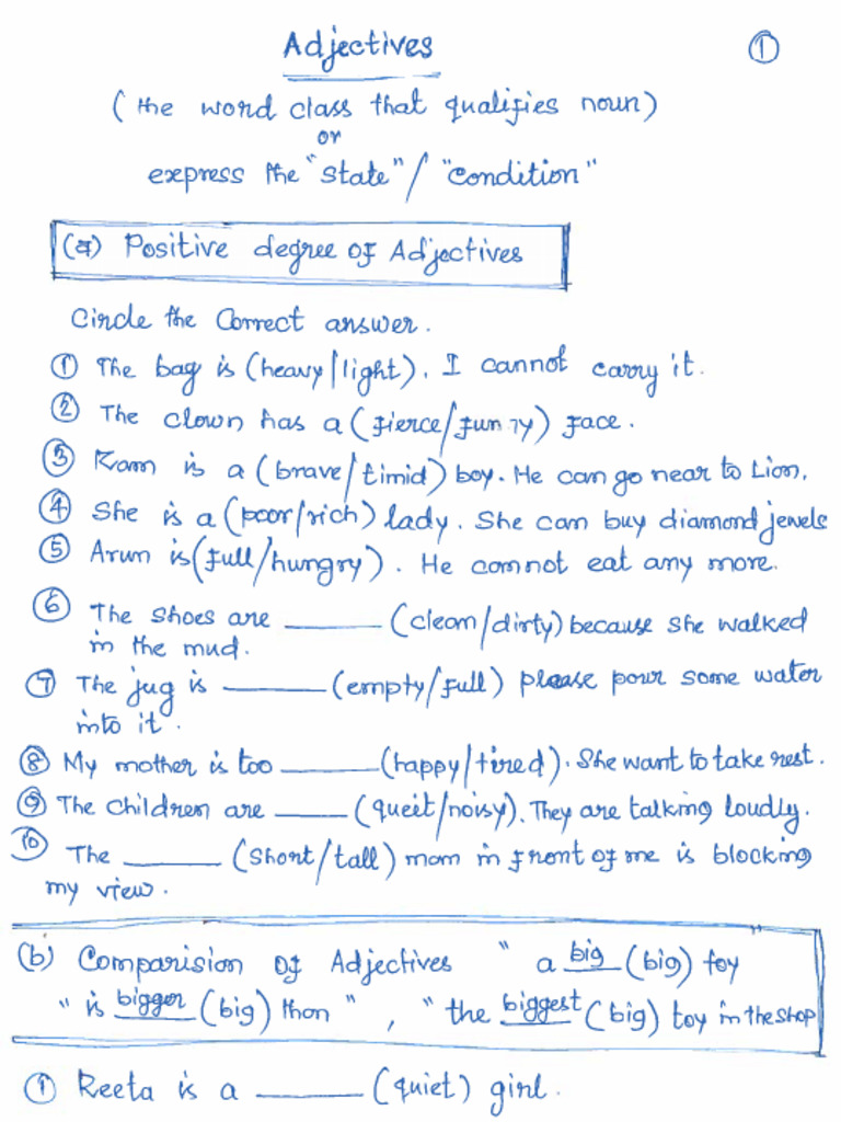 Adjectives | PDF