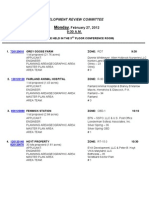 Monday: Development Review Committee