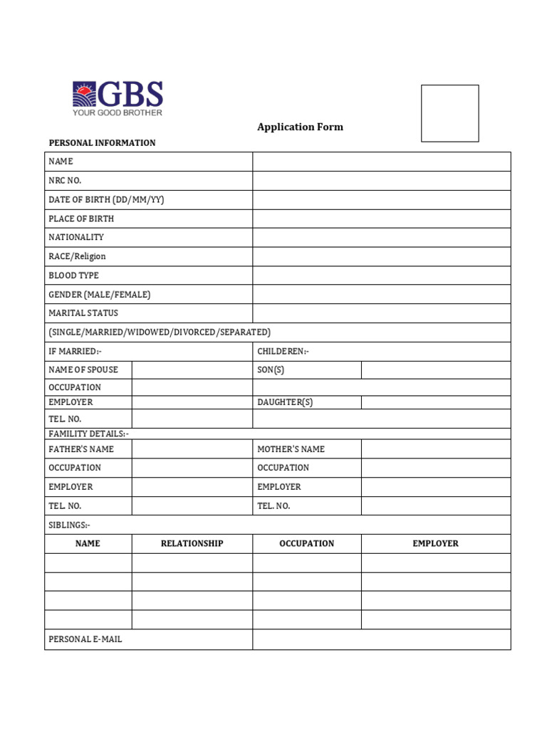 Application Form & Psycho Test - 2022 (English Version) - 1 | PDF