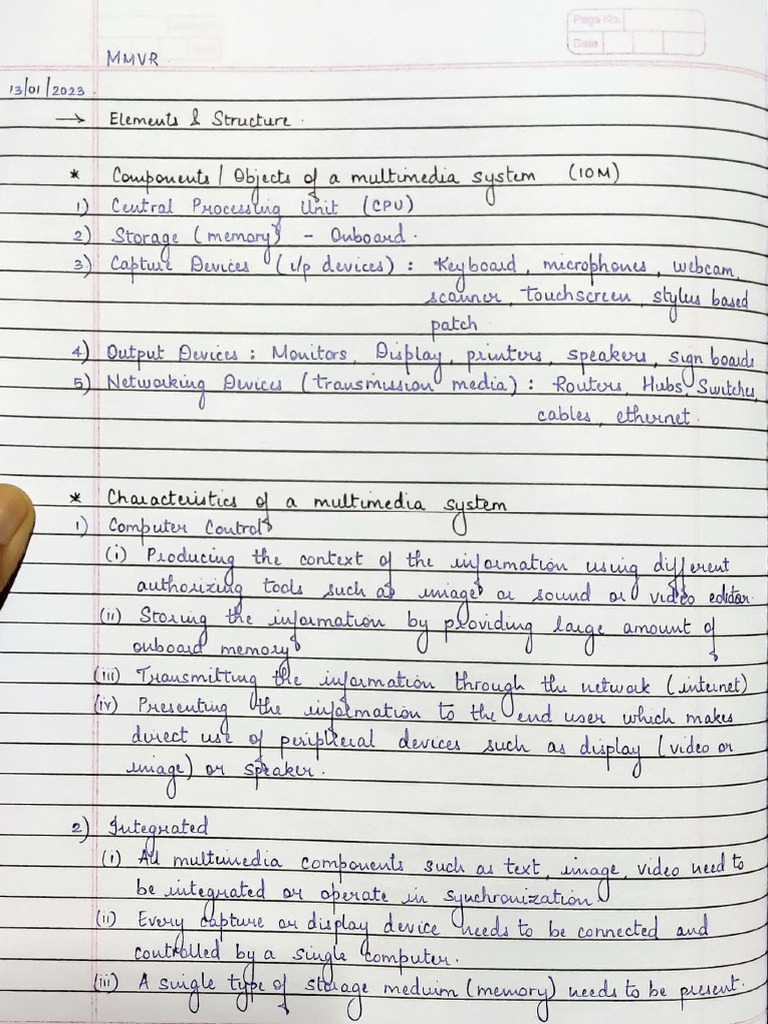 MMVR Extra Notes | PDF