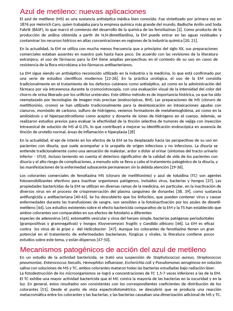 Azul de metileno | PDF | Las bacterias | Bacterias Gram-negativo