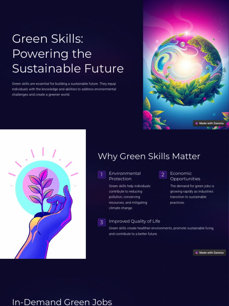 Essential Green Skills for Sustainability | PDF | Sustainability | Waste