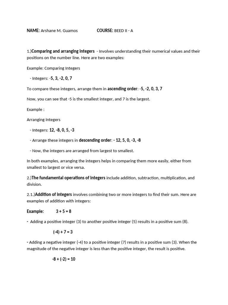 Understanding Integers and Angles | PDF | Triangle | Angle