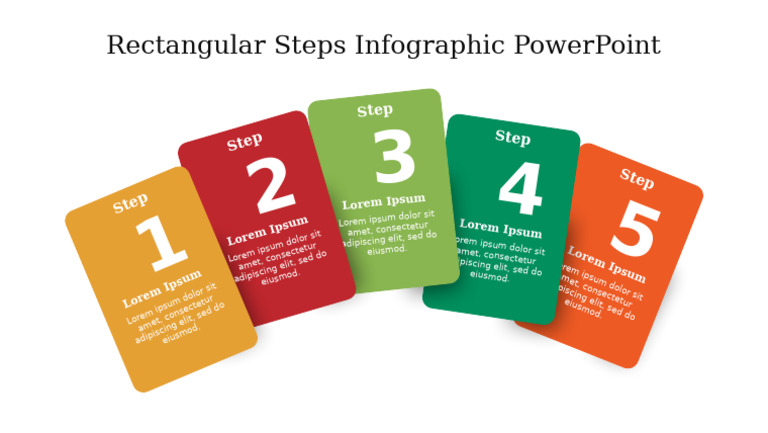 88780-Rectangular Steps Infographic PowerPoint | PDF