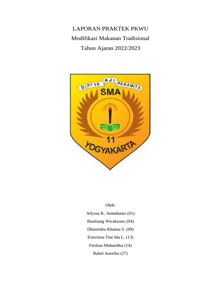 Es Bruno: Laporan Praktek PKWU | PDF