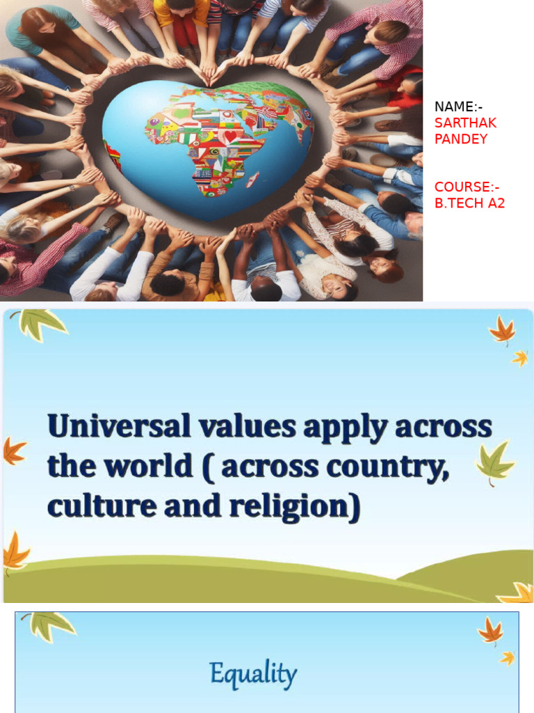 Presentation1 Universal Human Values | PDF