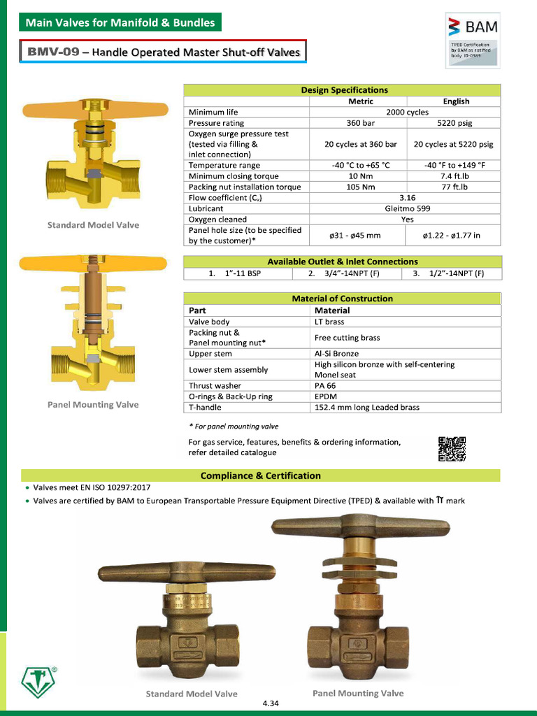 Inline Valve - Type I | PDF