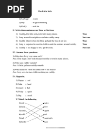 Std 1 English-2 3 rd Unit test 24- 25