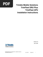 TrimFleet APU-DRU Plus Install Manual July 2007