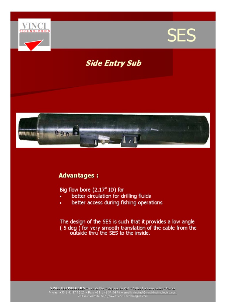 Side Entry Sub: Key Advantages and Specs | PDF