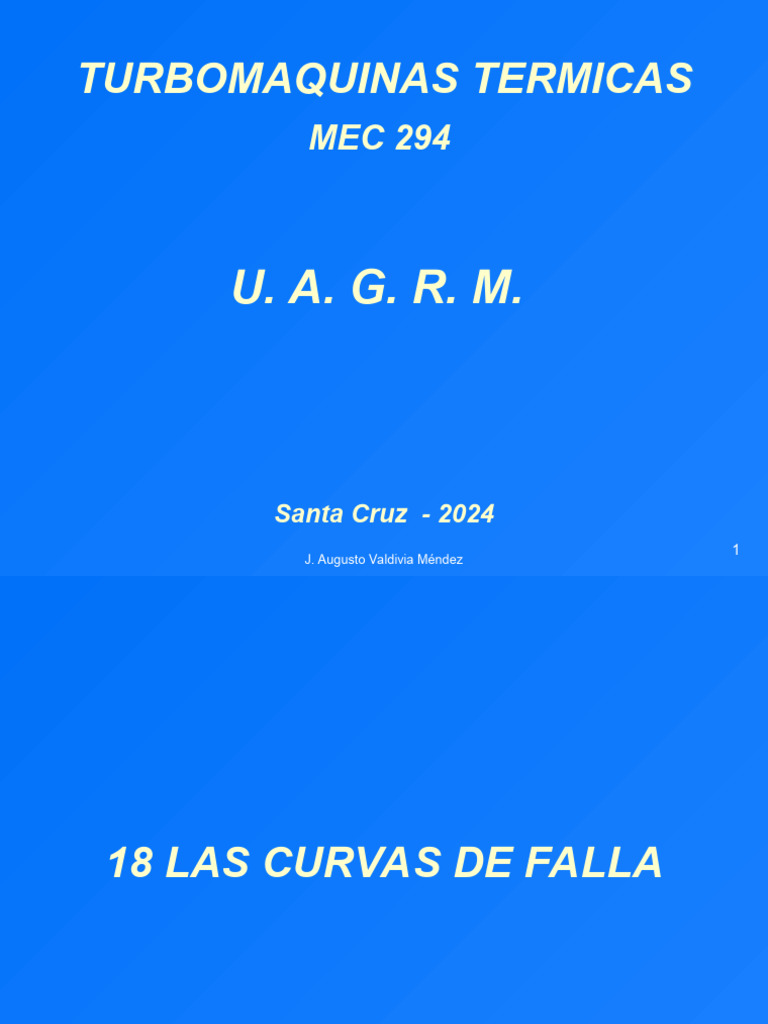 Análisis de Curvas de Falla en Turbomaquinas | PDF | Ingeniería de ...