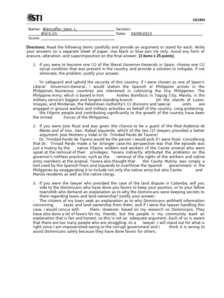 03 quiz 1 blancaflor pdf philippines