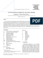 A Novel Flotation Column For Oily Water Cleanup