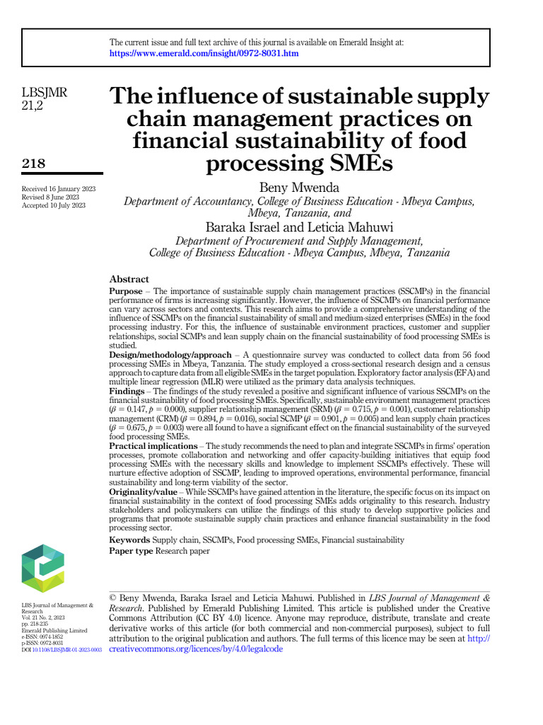 RRL Profitability and Financial Sustainability 3 | PDF | Supply Chain ...