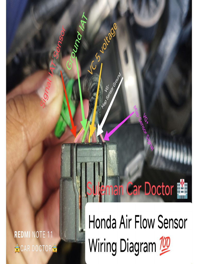 Honda Air Flow Sensor Grip Wiring Diagram Suleman Car Doctor ?? | PDF