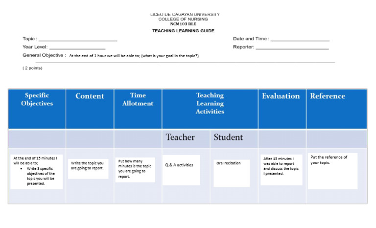 TEACHING-LEARNING-GUIDE-2 | PDF