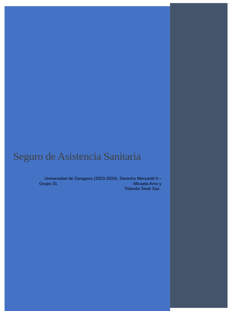 p6 Mercantil II | PDF | Póliza de seguros | Seguro