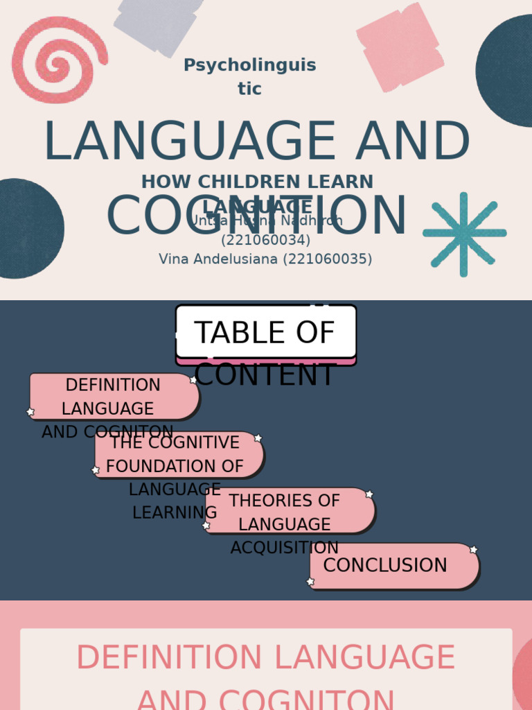 Understanding Language Acquisition in Children | PDF | Language ...