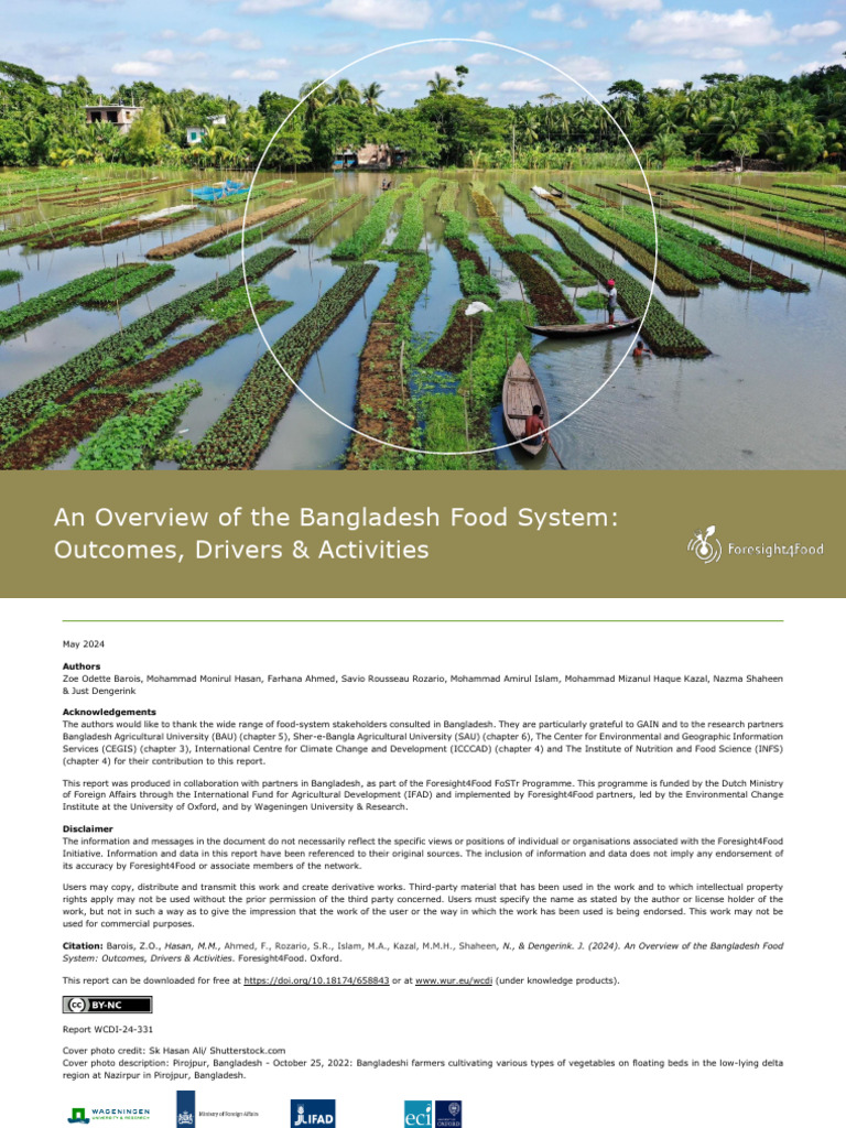 Bangladesh Food System Overview 2024 | PDF | Food Security | Agriculture