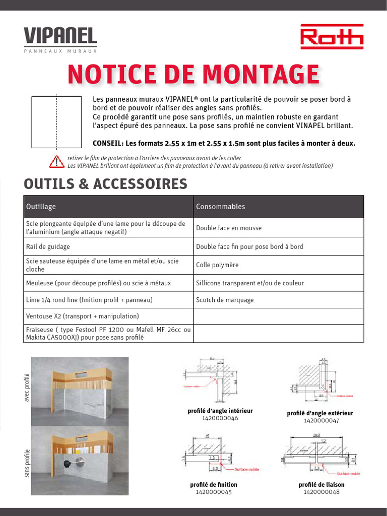 Notice de Montage Vipanel | PDF