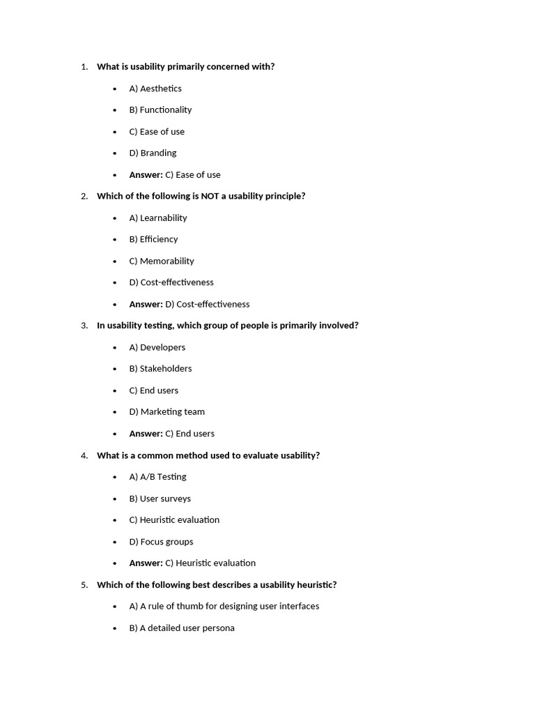 UX Designer Interview Q&A Guide | PDF | Usability | User Experience