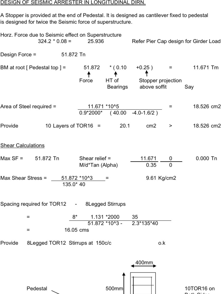 Seismic Arrestors in Bridge Design | PDF | Technology & Engineering