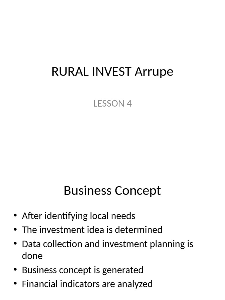 Business Concept Preparation Lesson 4 Presentation Pdf Income