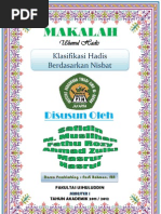 Download Klasifikasi Hadis Berdasarkan Tinjauan Nisbat PDF by RulHas SulTra SN80113979 doc pdf