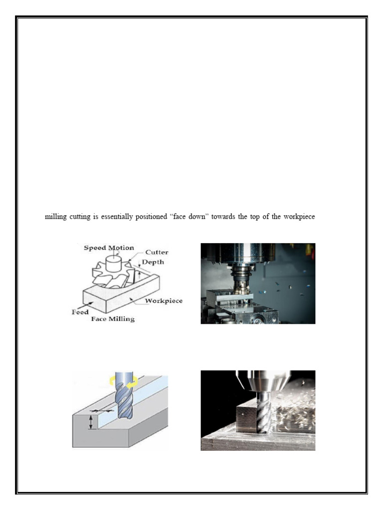 Milling Machine Operations Guide | PDF | Drilling | Machining