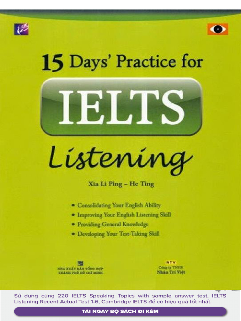 15 Day's Practice For IELTS Listening | PDF