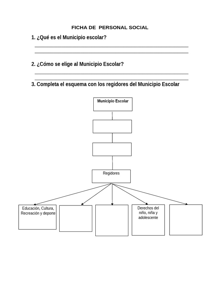 Ficha de Personal Social | PDF