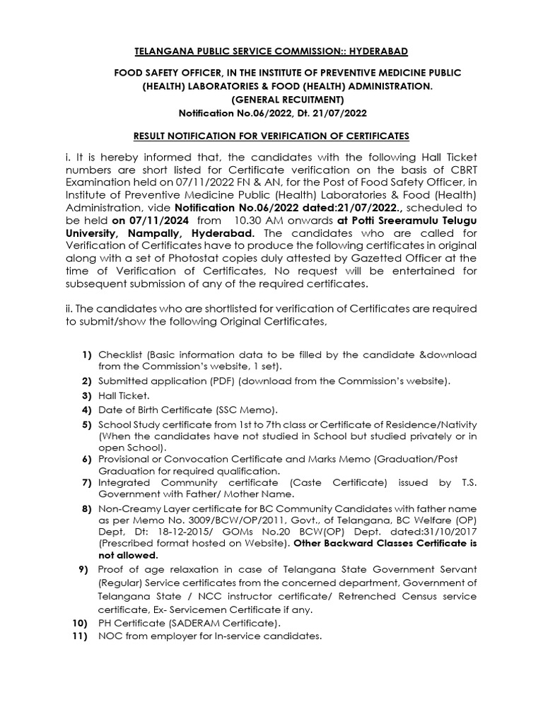 Fso Ipm CV Notifn 28102420241028193359 | PDF | Government