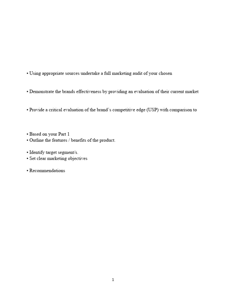 Requirement of Group Assignment Marketing Innovation | PDF | Marketing ...
