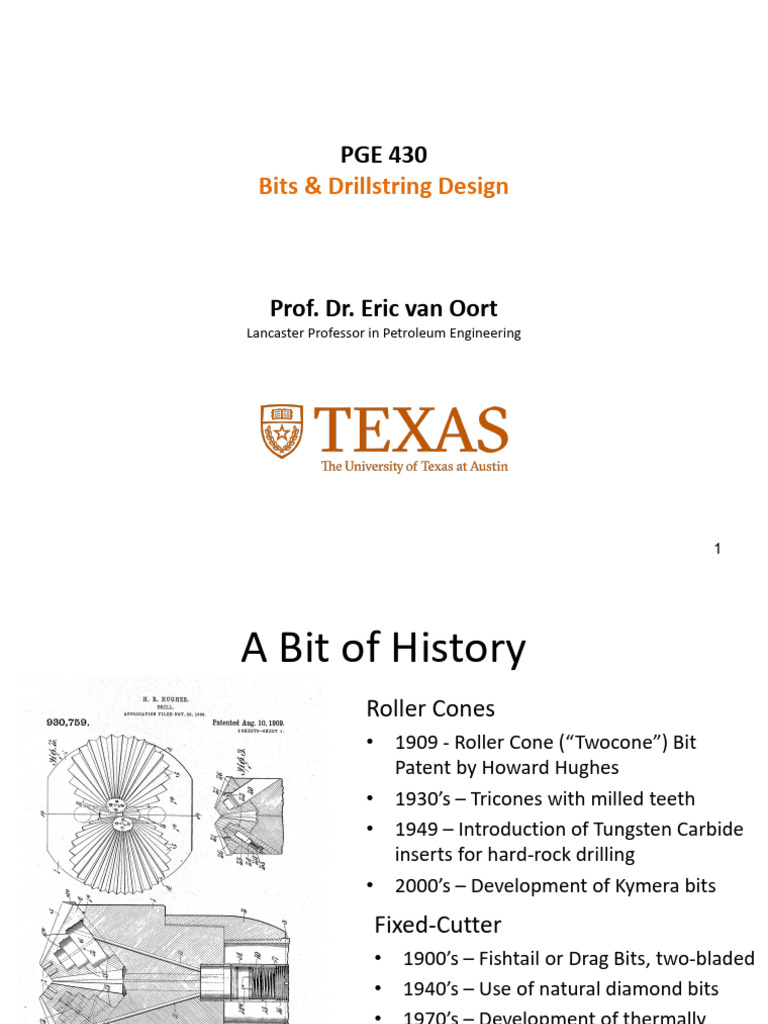 PGE+430+-+Topic+5+-+Bits+%26+Drillstring+Design | PDF | Bearing ...