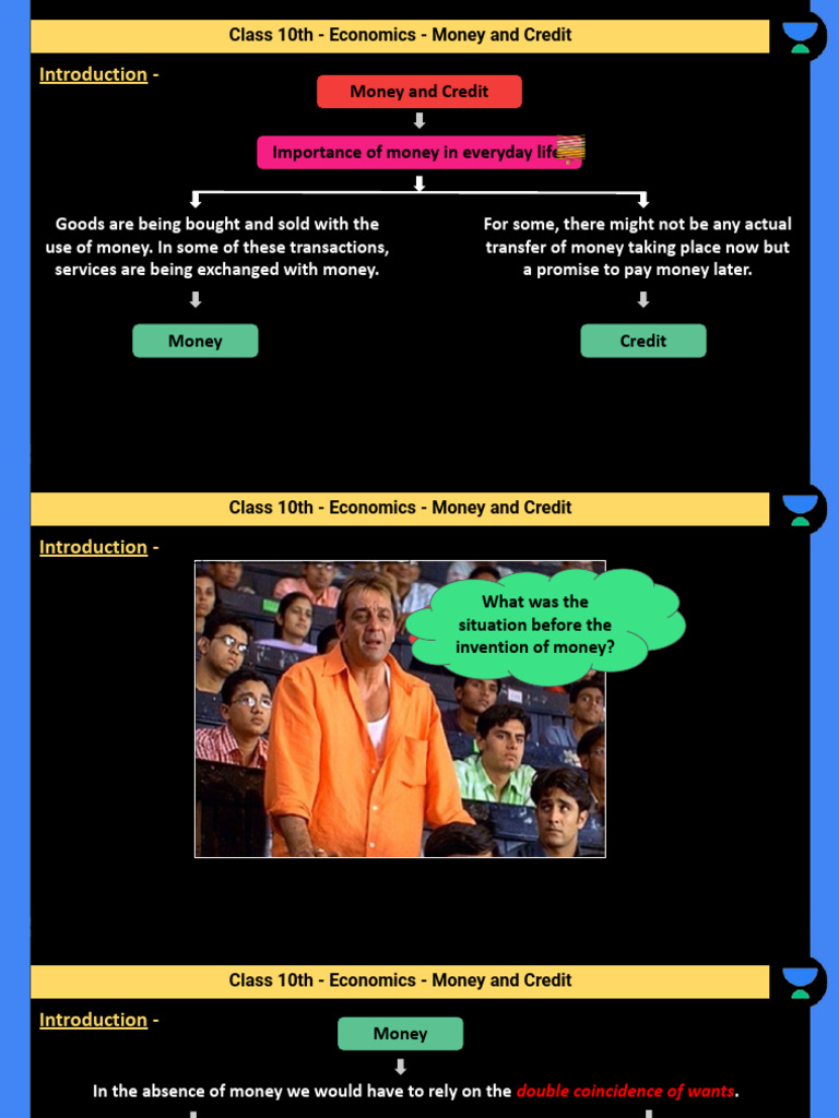 CH 3 Money and Credit | PDF | Loans | Finance & Money Management