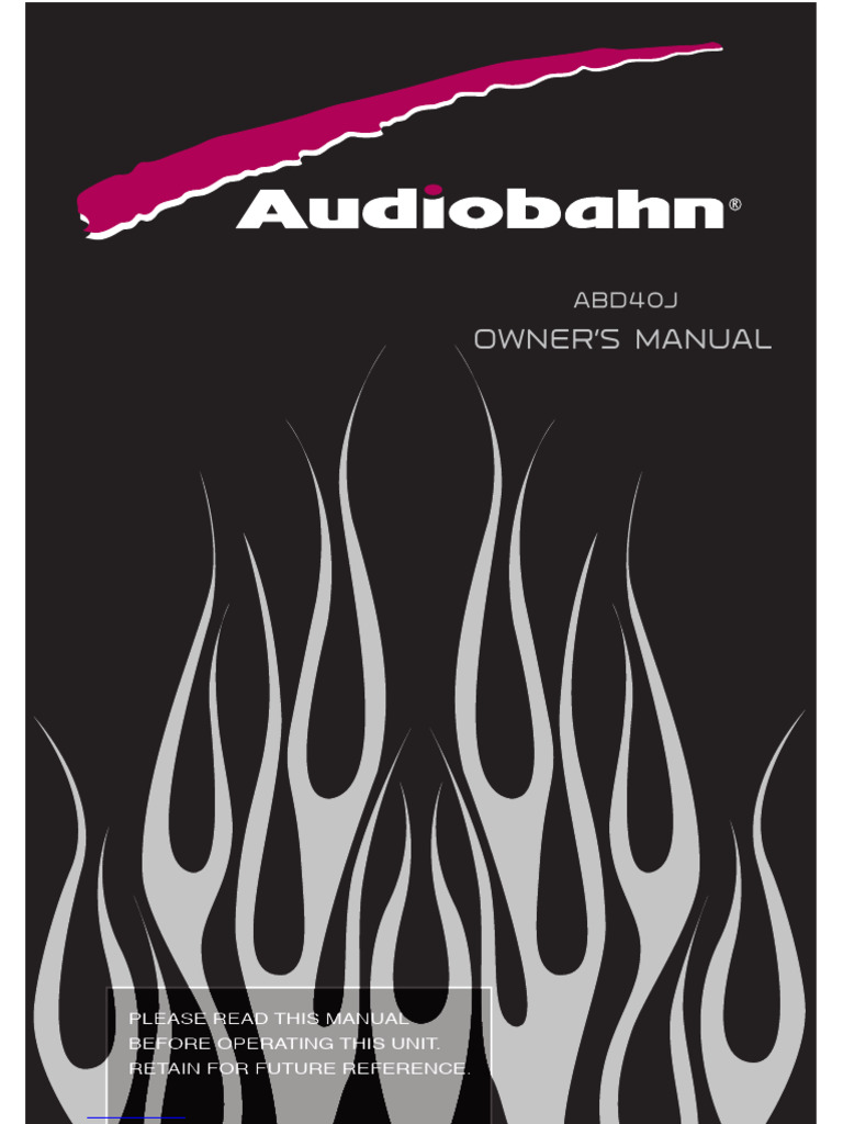 Abd40j Owners Manual | PDF | Equalization (Audio) | Amplifier