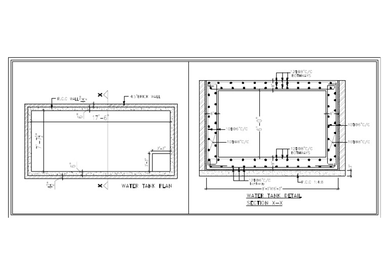 Water Tank Detail | PDF