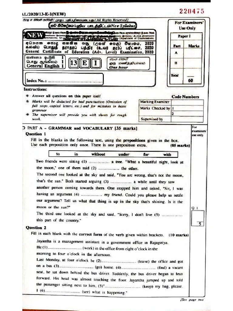 General English 2020 Pdf