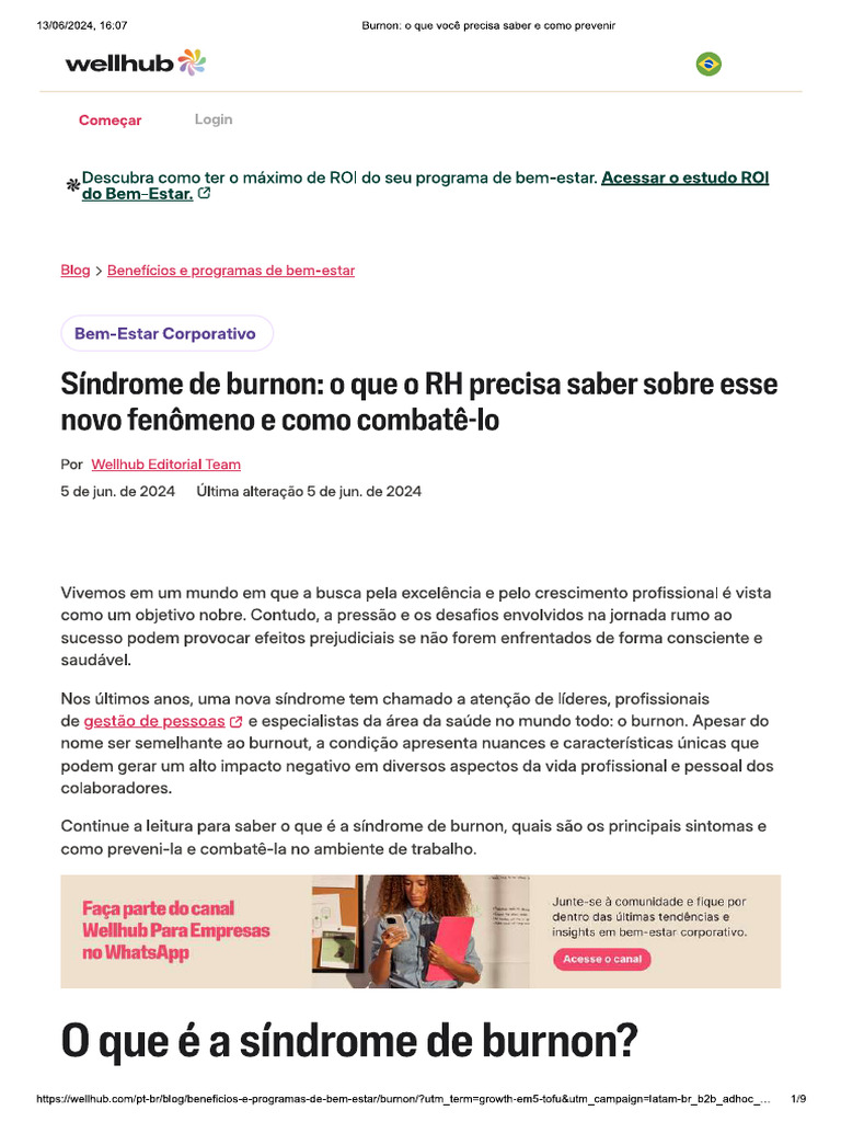 Você Já Ouviu Falar Sobre Burnon | PDF
