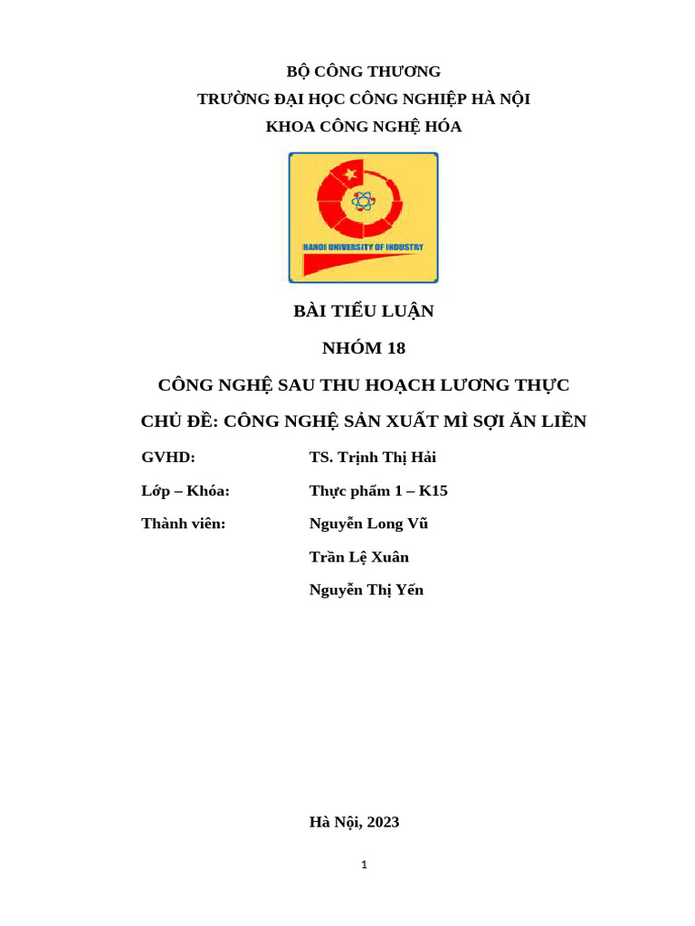 Luongthuc Nhom18 | PDF