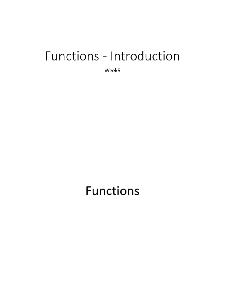 Understanding Functions in C Programming | PDF | Computing | Software ...