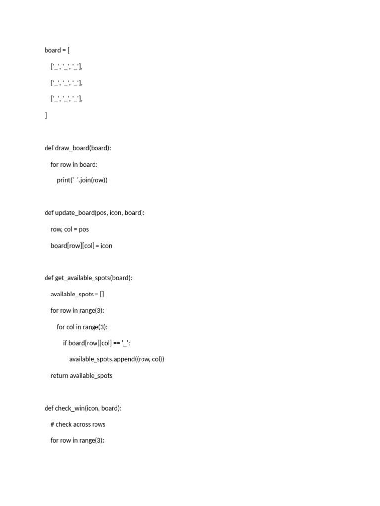 Python Jogo Do Galo | PDF