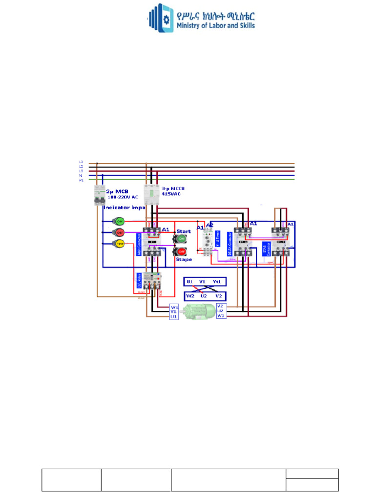 Industrial Motor Control Installation Guide | PDF | Electric Motor | Relay