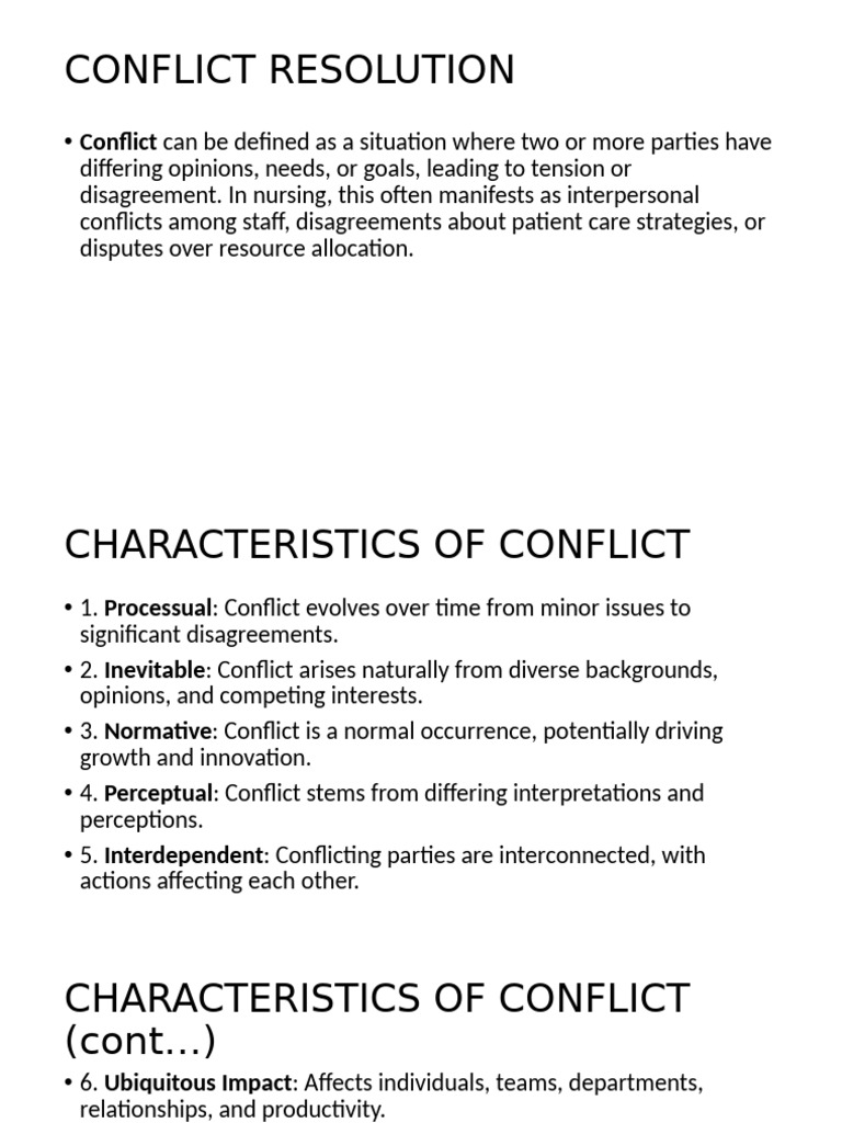 Group 7 - Conflict Resolution | PDF | Conflict Resolution | Leadership
