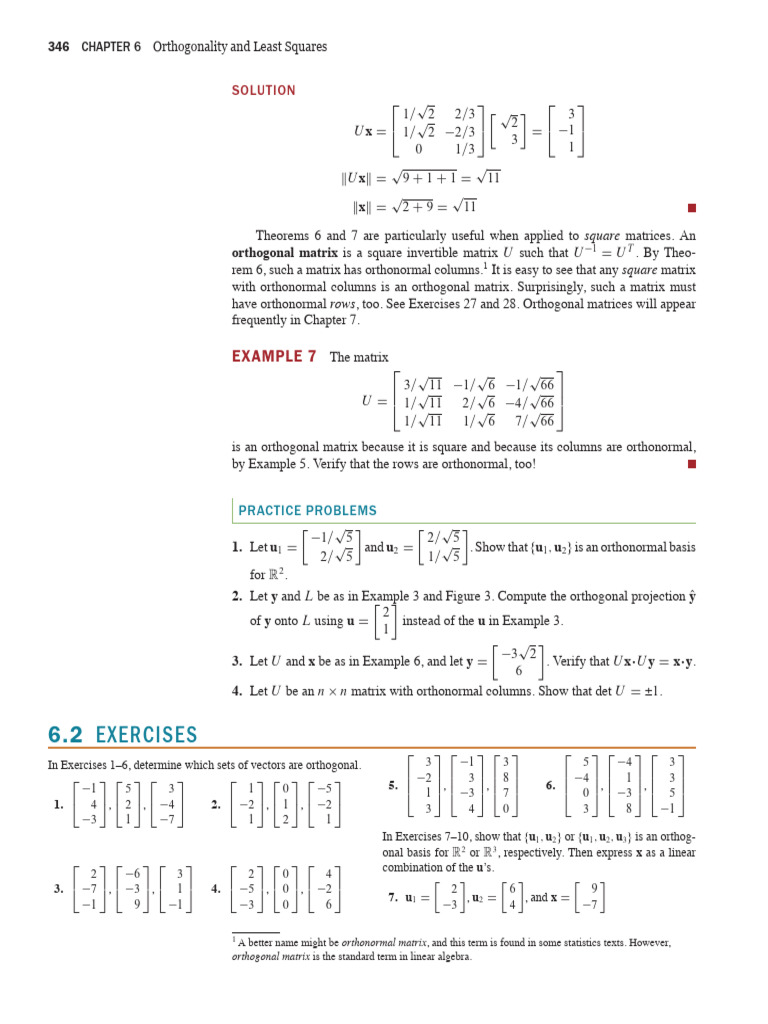 asgn2 lst | PDF | Matrix (Mathematics) | Vector Space