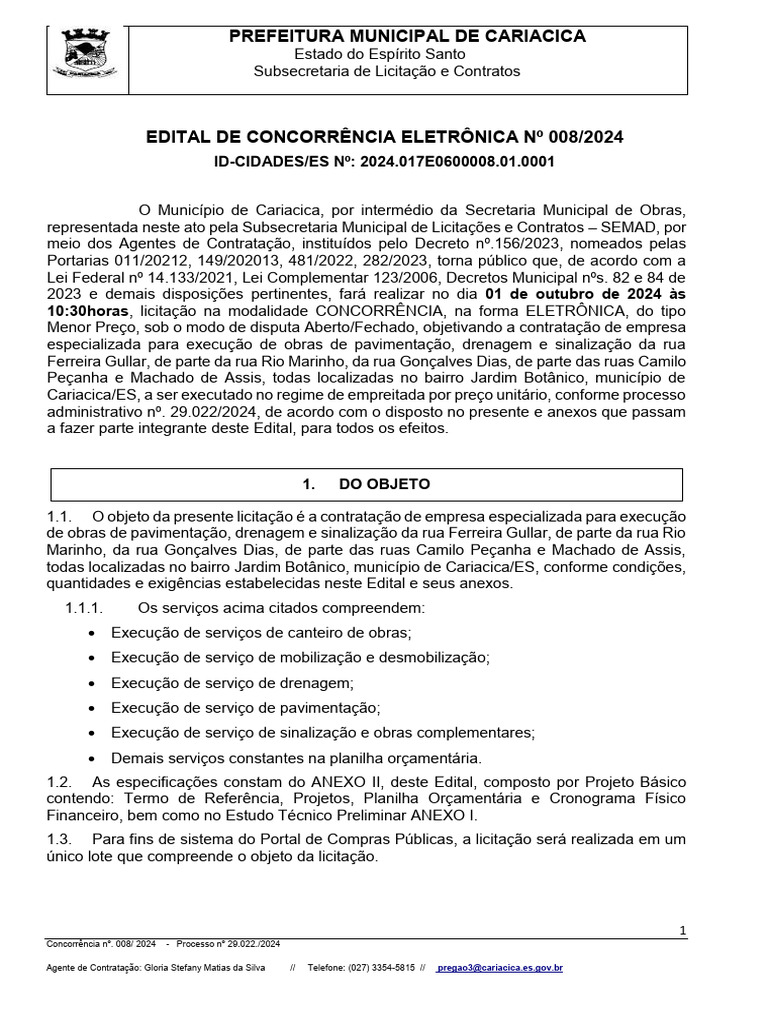 EDITAL CE 0082024 PDF Justiça Crime e Violência