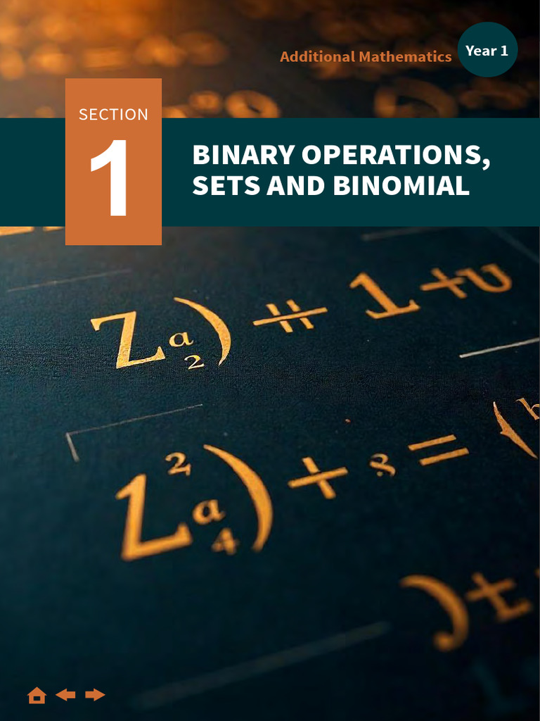 Binary Operations and Set Theory Basics | PDF | Algebra | Set (Mathematics)