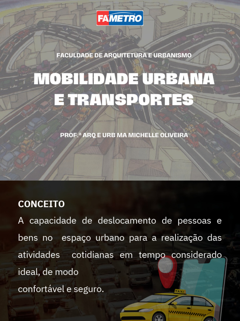 Mobilidade Urbana e Sustentabilidade | PDF | Transporte público ...