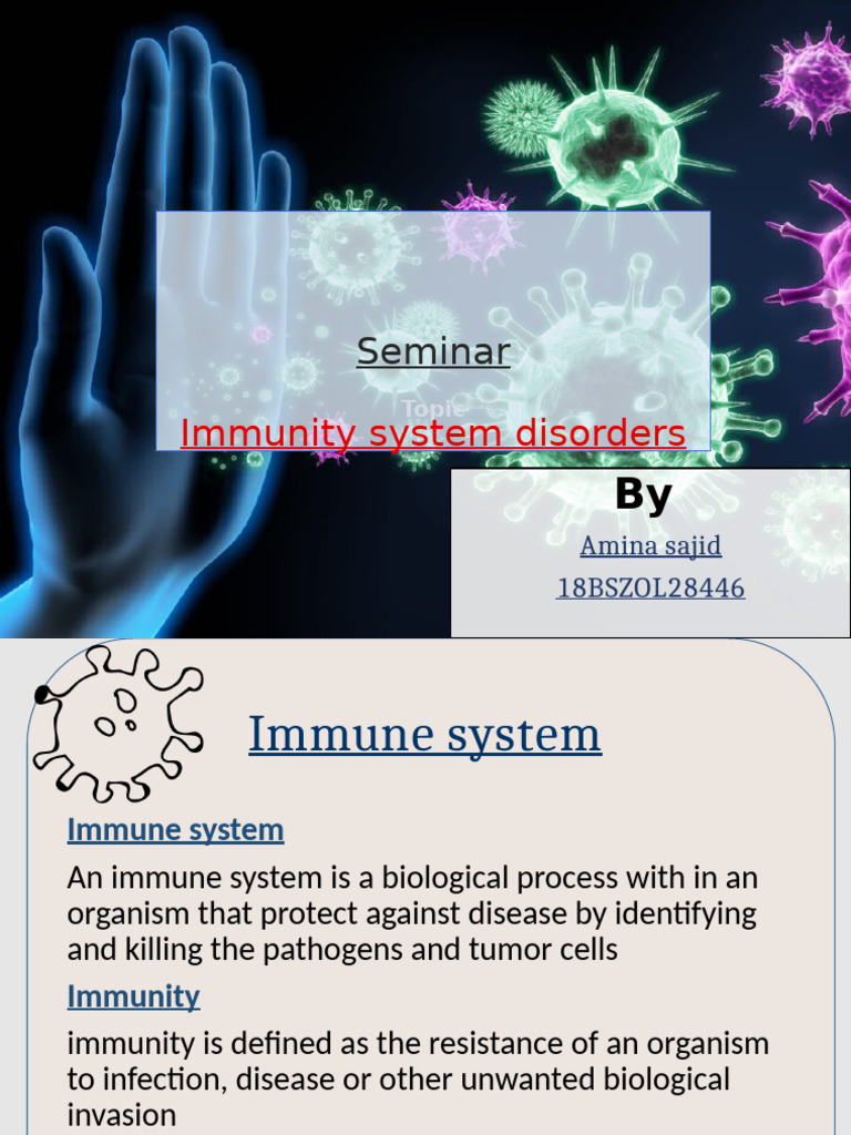 Understanding Immunity Disorders | PDF | Immune System | Autoimmune Disease
