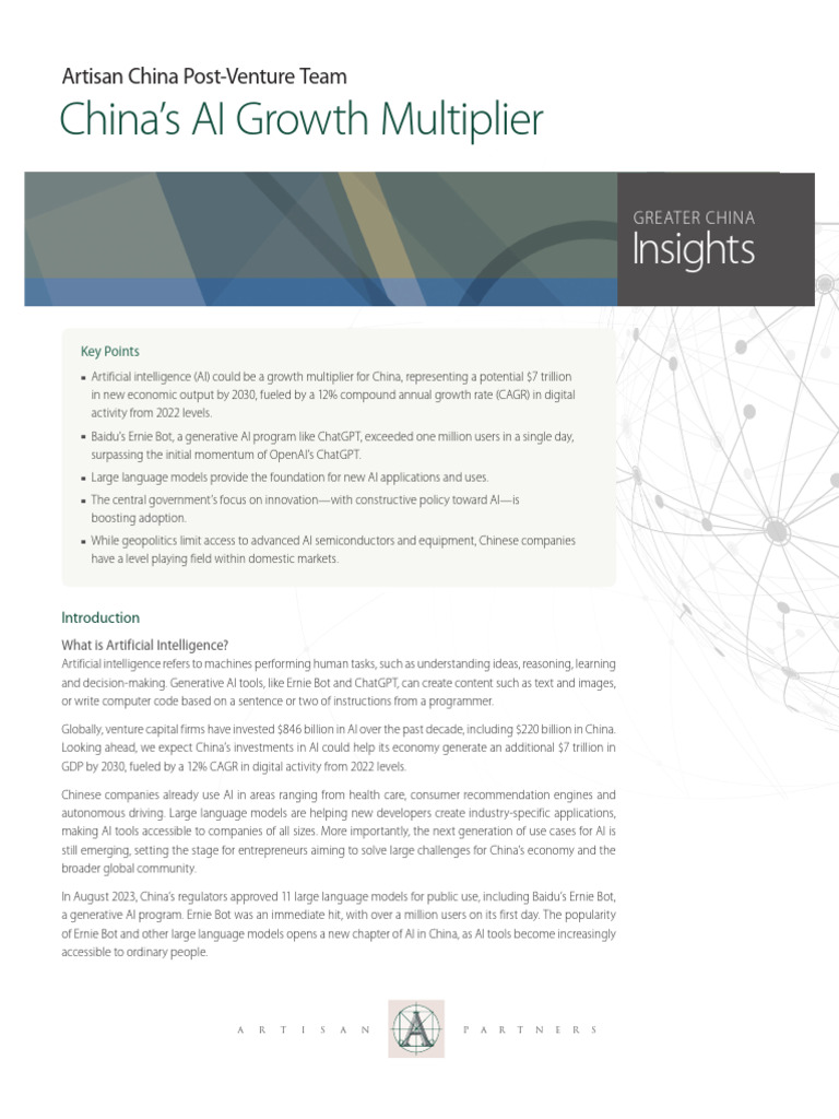 Chinas AI Growth Multiplier vSAI | PDF | Intelligence (AI) & Semantics ...
